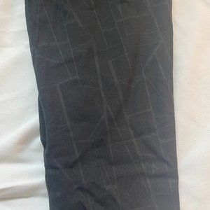 black with silver lines